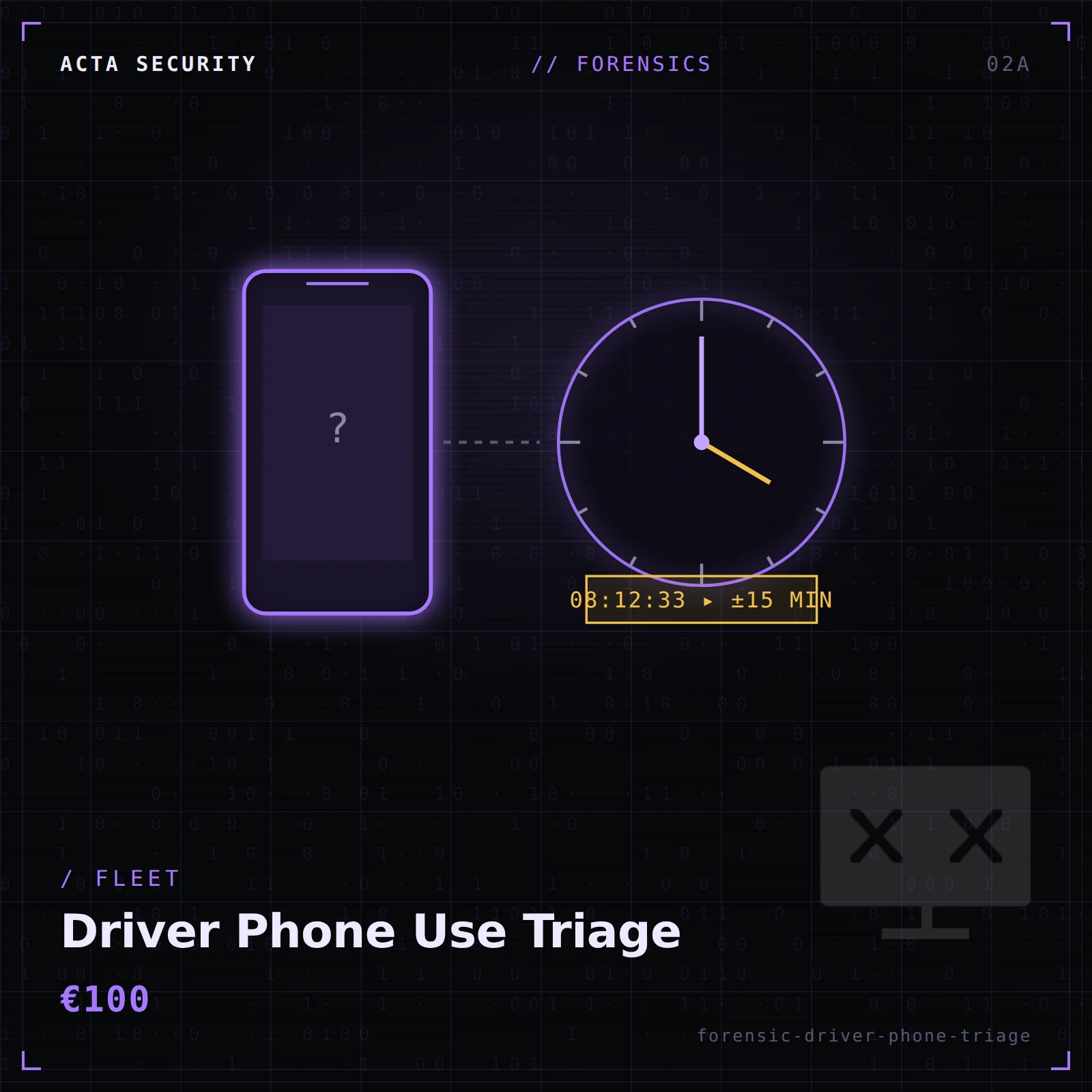 Driver Phone Use Triage