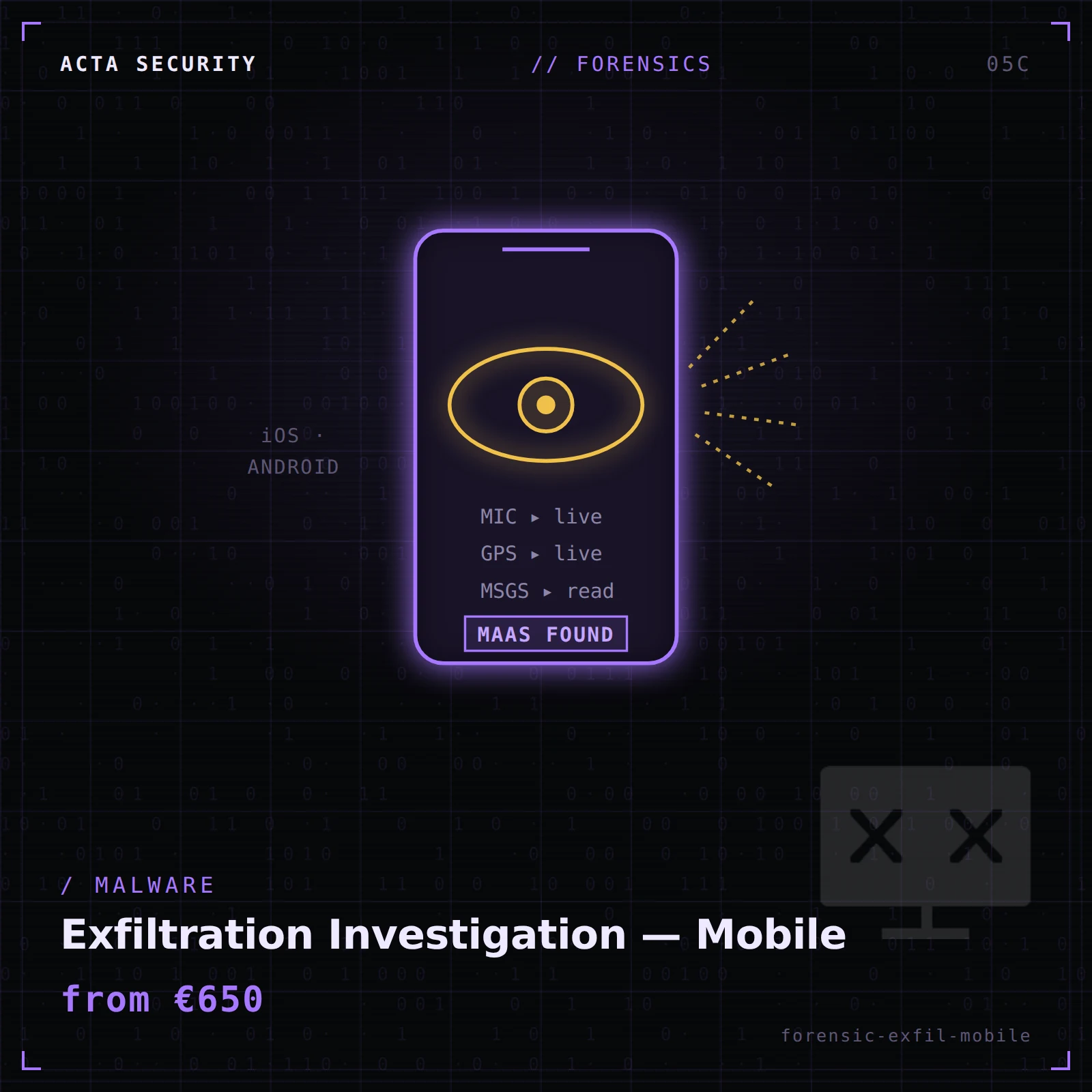 Exfiltration Investigation — Mobile