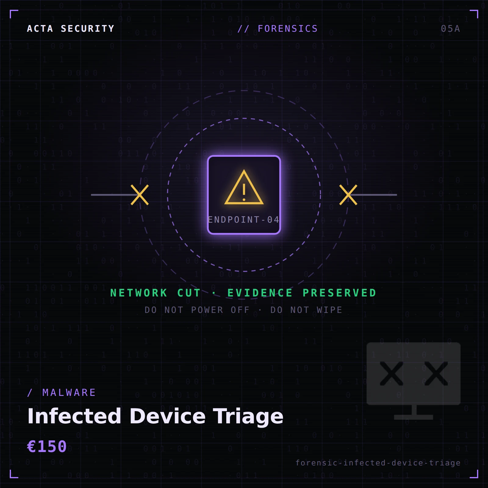 Infected Device Triage