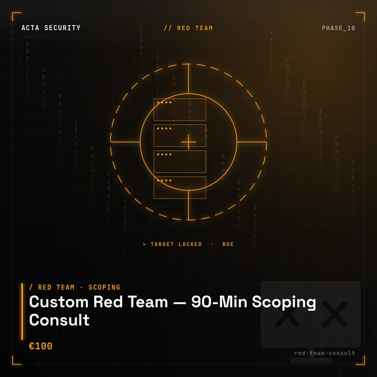 Custom Red Team — 90-Min Scoping Consult